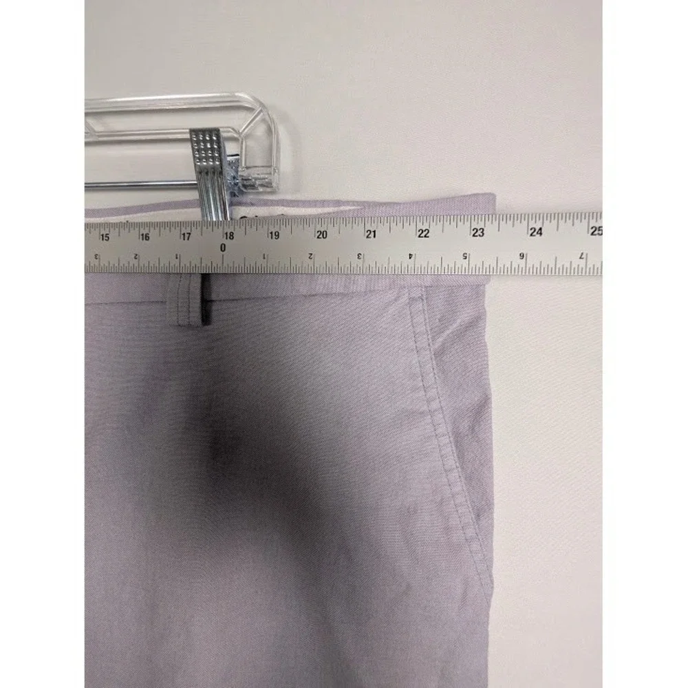 Oak‎ Hill Chino Shorts Mens 46 Purple Pastel Cotton Expandable Waist 7